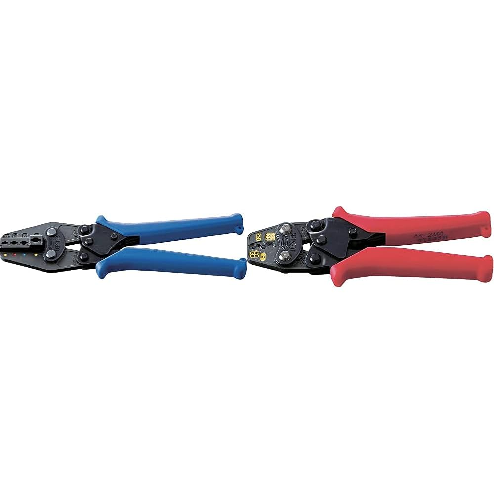 圧着工具  二点セット  一点新品 Amazon.co.jp: ロブテックス ミニ圧着工具(裸圧着端子/裸